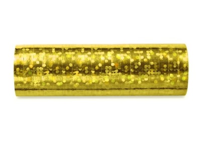 Serpentyny złoto holograficzne 3,8m