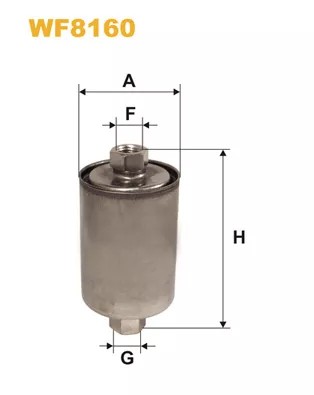 WIX FILTERS WF8160 ФИЛЬТР ТОПЛИВА WIX (FIL942)