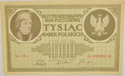 16.II RP, 1 000 Marek Polskich 1919 ZX., St.2-