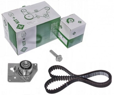 Schaeffler ina 530 0196 30 насос водяна + набір ремінь розподільного валу фото №1