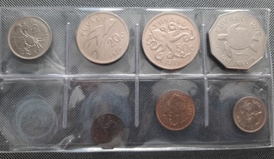 TUVALU zestaw 7 monet 1976 +1981r