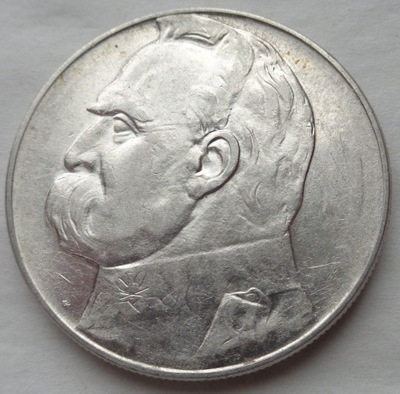 10 złotych - JÓZEF PIŁSUDSKI - 1936 - srebro