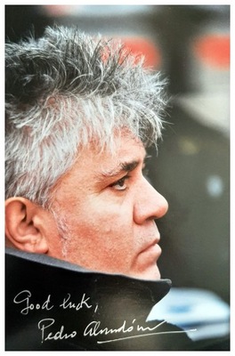 PEDRO ALMODOVAR oryginalny AUTOGRAF