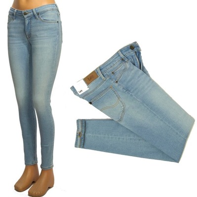 Lee SCARLETT Azur damskie spodnie jeansy W31 L29