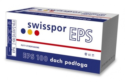 STYROPIAN SWISSPOR EPS 100 DACH PODŁOGA 0,036 2cm 15m2 TWARDY PODŁOGOWY