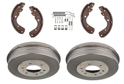 Гальмівні барабани гальмівні колодки пружини mazda b-serie bt-50 ford ranger 1997-2012 kpl 295mm фото №1