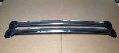 Chrysler grand voyager iv 01-07 рейлінги дахові хром комплект фото №1