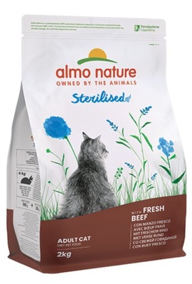 Almo nature HOLISTIC STERILISED z wołowiną 2 kg