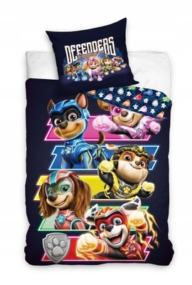 POŚCIEL PSI PATROL 140x200 70x90 PAW PATROL KOMPLET POŚCIELI LICENCYJNEJ