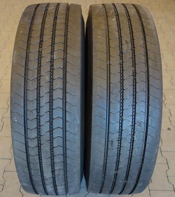 2 PIEZAS 315/80R22.5 NEUMÁTICOS DE CARGA DIRECCIONALES BRIDGESTONE R297 10/11MM (M22)  