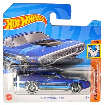 Samochodzik Hot Wheels 1971 PLYMOUTH GTX HKK91 166/250