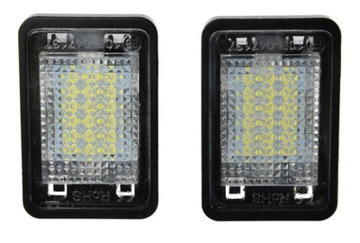 LED APŠVIETIMAS LEMPUTĖ VALSTYBINIO NUMERIO LAIKYKLIS MERCEDES GLK X204 