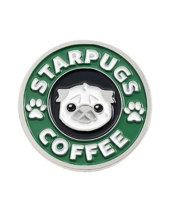 Pin Przypinka Starpugs coffee