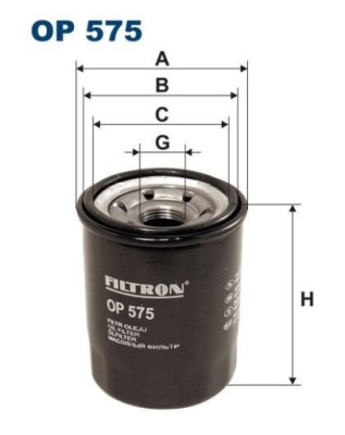 Фильтр масла filtron op 575 фото №1