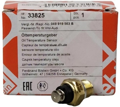 FEBI SENSOR TEMPERATURA ACEITES AUDI 100 C3 C4  