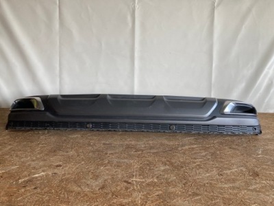 Audi q7 4m0 s-line lift 19- бампер спойлер задняя фото №1