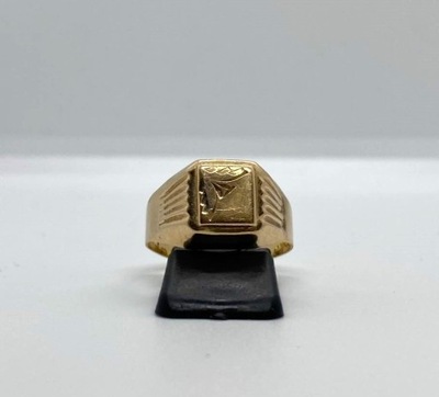 Złoty Sygnet Pr. 585 3,27g R 25 SŁ