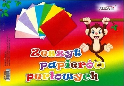 ALIGA Zeszyt papierów perłowych B5