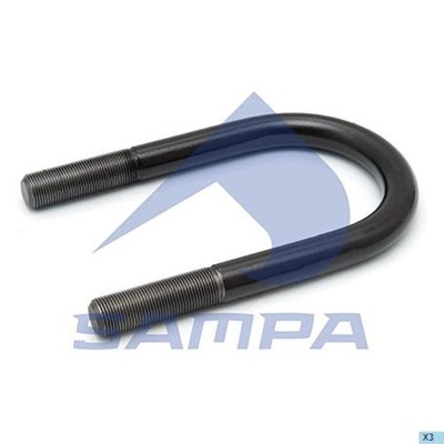 Скоба ресора rvi m20x1,5x92,5x185 sampa фото №1