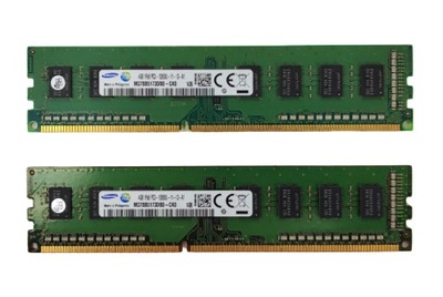 SAMSUNG RAM DDR3 8GB |2x4GB| 1600MHz PC3-12800U M378B5173DB0-CK0