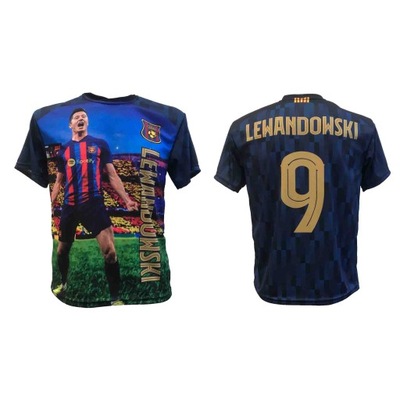 Lewandowski BARCELONA koszulka FOTO rozm. 152