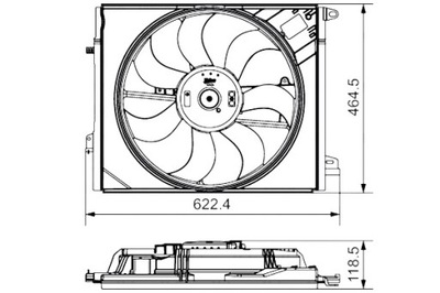 VALEO VENTILADOR DEL RADIADOR RENAULT GRAND SCENIC IV MEGANE IV SCENIC  