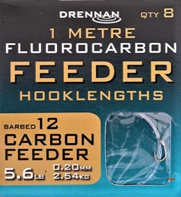 Przypony 100cm Drennan fluorocarbon Carbon 14