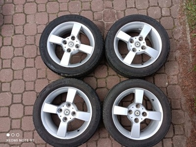 ALLOY WHEELS (TITANIUM) DISCS SMART FORFOUR 15