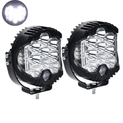 75w лампа робоча led 12v 24v led фари тягач 2szt фото №1