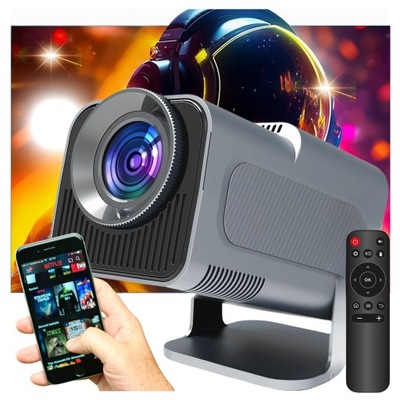 Projektor LED 4K Smart TV Android Full HD Netflix Disney Bluetooth WiFi USB