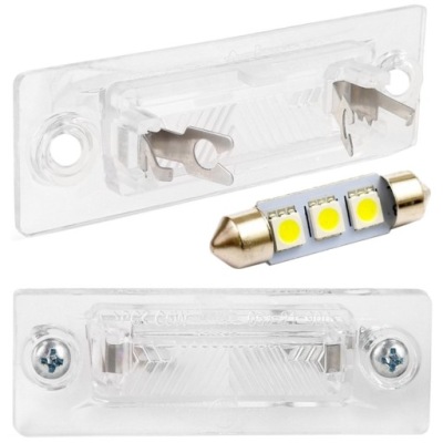 Подсветка номерного знака led vw transporter 7h t5 фото №1