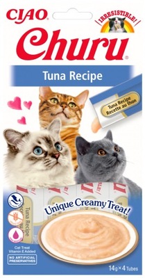 INABA CHURU Kremowe przysmaki dla kotów Tuńczyk