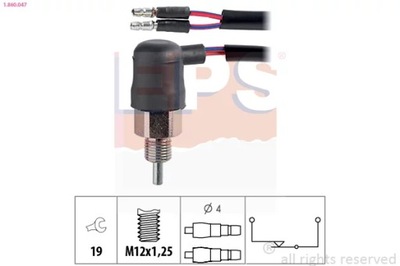 1-860-047 CONMUTADOR DE LUZ RETROVISOR MITSUBISHI PAJE  