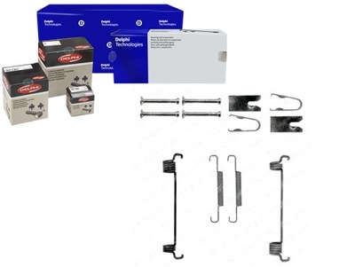 Пружини колодка ham. citroen задня jumper 06- delphi фото №1