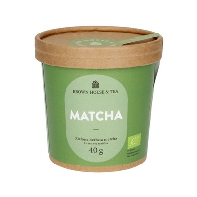 Herbata Matcha Bio 40g Brown House & Tea