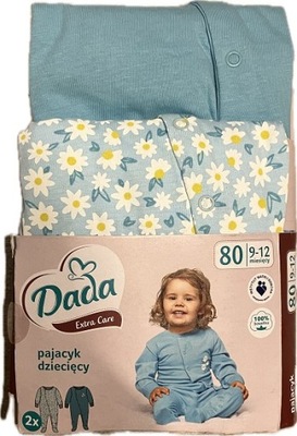 Dada pajacyk niemowlęcy bawełna rozmiar 80 (75 - 80 cm)