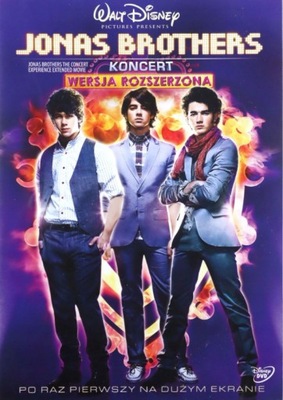 Film Jonas Brothers. Koncert płyta DVD