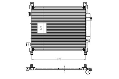 CONDENSADOR DE ACONDICIONADOR NISSAN NOTE 1.2 13-  