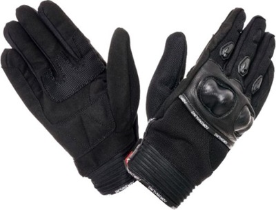 ADRENALINE RĘKAWICE MOTOCYKLOWE TURYSTYCZNE MESHTEC 2.0 PPE BLACK M