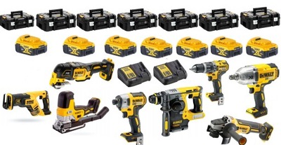 DEWALT ZESTAW COMBO 8 urządz 18V 7x5Ah XR