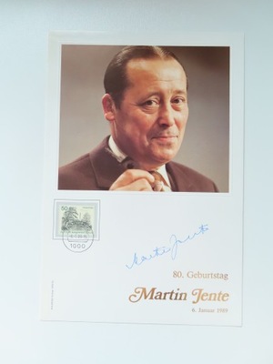Fotografia z autografem Martin Jente Z3045