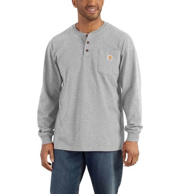 Koszulka Carhartt Heavyweight Long Sleeve Grey