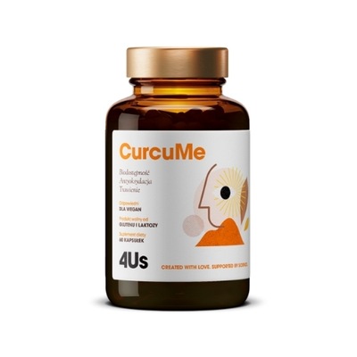 Health Labs 4US CurcuMe 60 kaps KURKUMINA CURCU ME