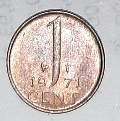 1 cent Holandia - Królestwo Niderlandów - królowa Juliana - 1971 rok