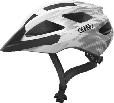 Kask rowerowy ABUS MACATOR L 58-62 White Silver