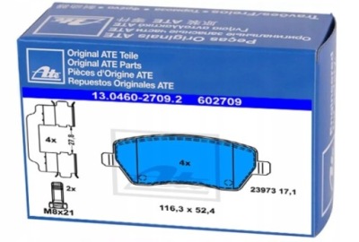 Гальмівні колодки гальмівні ate do renault lodgy 1.5 dci 1.6 фото №1