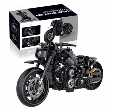 Klocki motocykl HARLEY DAVIDSON 586-elem 33cm zamiennik TECHNIC