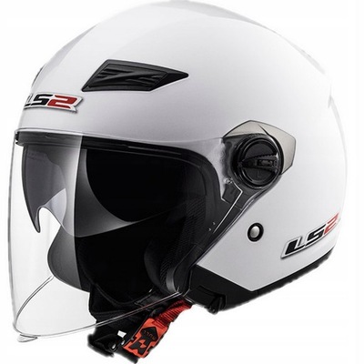 LS2 Kask TRACK OF569 Skuter Chopper White L