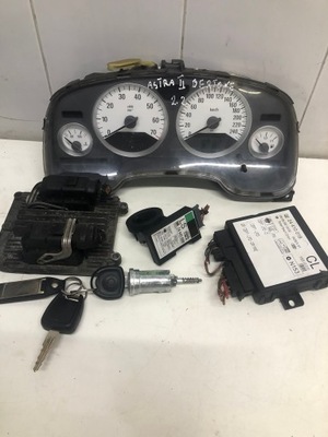 Блок управления набор стартовый opel astra ii bertone 2.2 12202143bc фото №1