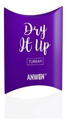 Anwen Dry It Up Turban do włosów fioletowy